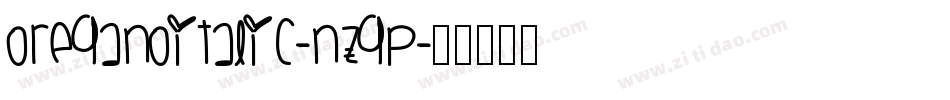 OreganoItalic-nZgP字体转换
