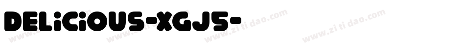 Delicious-xgJ5字体转换