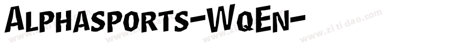 Alphasports-WqEn字体转换