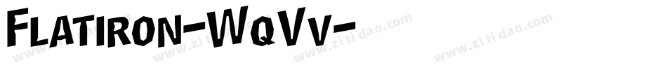 Flatiron-WqVv字体转换
