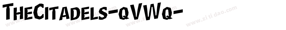 TheCitadels-qVWq字体转换