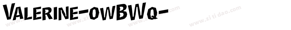 Valerine-owBWq字体转换