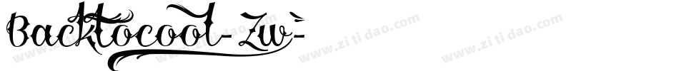 Backtocool-Zw48字体转换