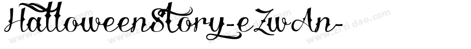 HalloweenStory-eZwAn字体转换