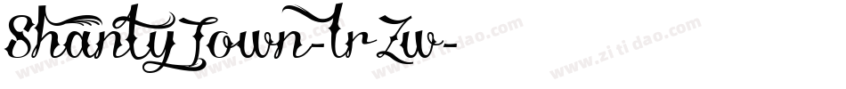 ShantyTown-lrZw字体转换 ShantyTown-lrZw字体转换