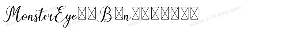 MonsterEye-4B7n9字体转换 MonsterEye-4B7n9字体转换