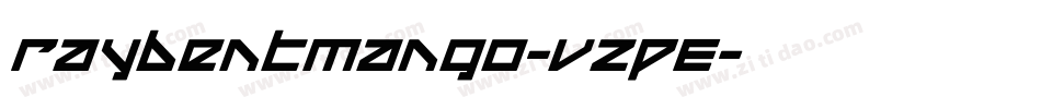 RaybentMango-vzPE字体转换