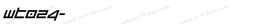 wt024字体转换