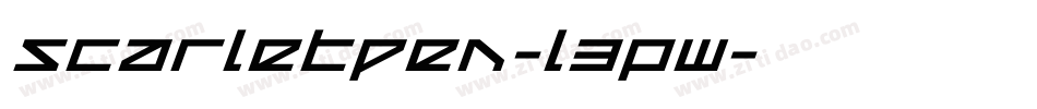 ScarletPen-l3pw字体转换