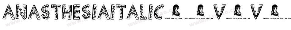 AnasthesiaItalic-2v6v字体转换