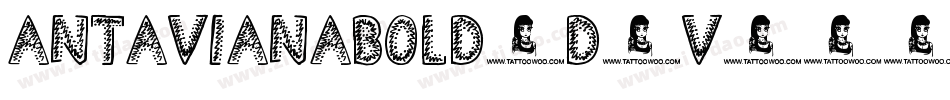 AntavianaBold-d6V字体转换