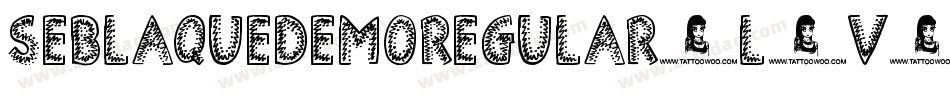SeblaqueDemoRegular-l6v5字体转换