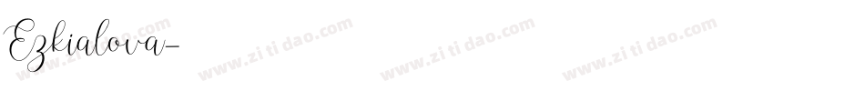 Ezkialova字体转换