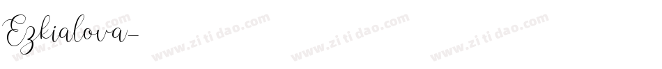 Ezkialova字体转换