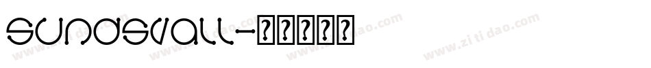 Sundsvall字体转换