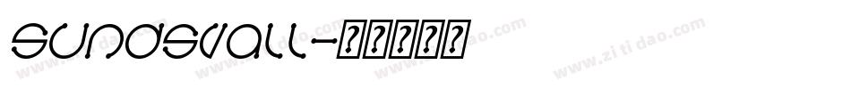 Sundsvall字体转换