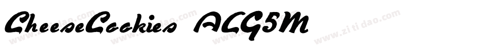CheeseCookies-ALG5M字体转换
