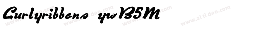 Curlyribbons-ywB5M字体转换