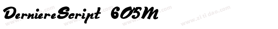 DerniereScript-6O5M字体转换