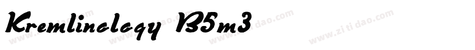 Kremlinology-B5m3字体转换