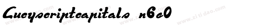 Lucyscriptcapitals-n6o0字体转换