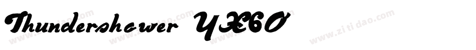 Thundershower-YX6O字体转换