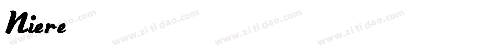 Niere字体转换