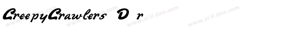 CreepyCrawlers-D2r9字体转换