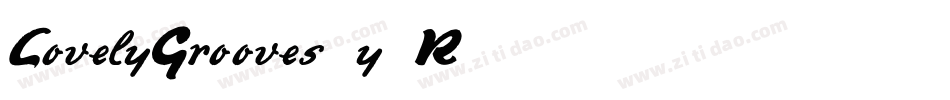 LovelyGrooves-y2R5字体转换 LovelyGrooves-y2R5字体转换