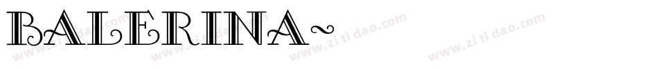 balerina字体转换