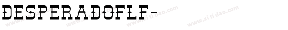DesperadoFLF字体转换