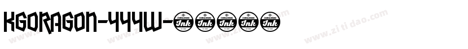 KgDragon-44yW字体转换