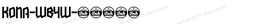 Kona-wBYw字体转换
