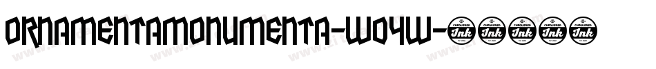 OrnamentaMonumenta-wdYw字体转换