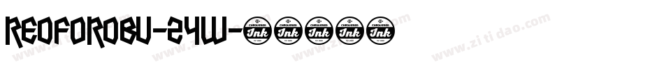 RedfordBv-zYw字体转换