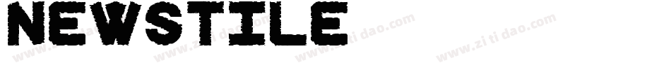 newstile字体转换