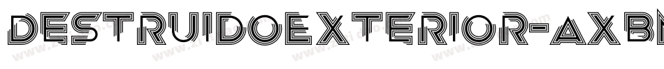 DestruidoExterior-axBmE字体转换