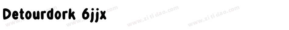 Detourdork-6jjx字体转换