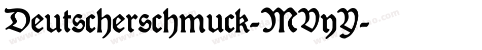 Deutscherschmuck-MVyY字体转换