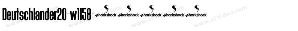Deutschlander20-w1158字体转换