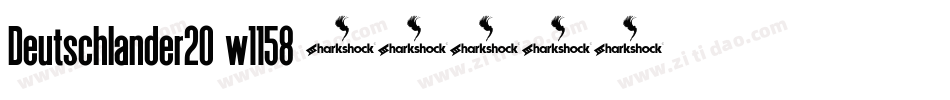 Deutschlander20-w1158字体转换