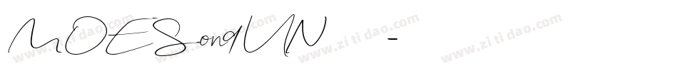 MOESongUN转换器字体转换