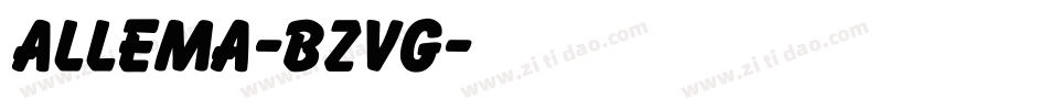 Allema-BzVG字体转换