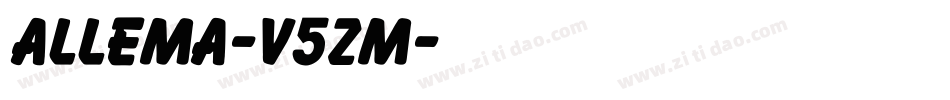 Allema-v5zM字体转换