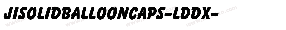 JiSolidBalloonCaps-lddX字体转换