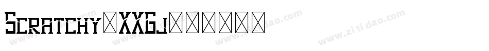 Scratchy-XXGj字体转换