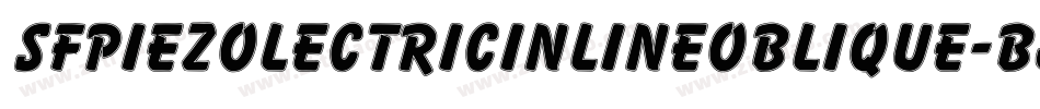 SfPiezolectricInlineOblique-Bjd8字体转换
