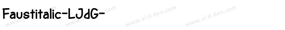 Faustitalic-LJdG字体转换