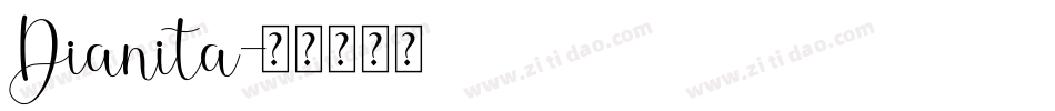 Dianita字体转换