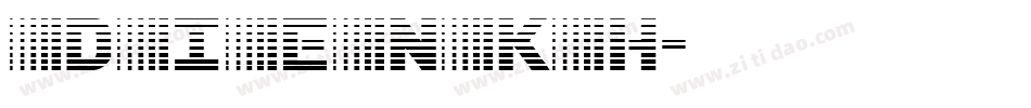 DIENKH字体转换
